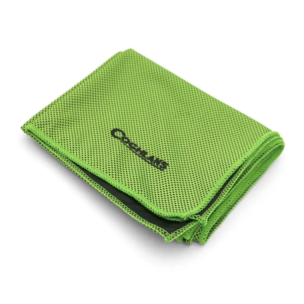 Coghlans 100cm Cooling Towel Camping/Hiking Sports Outdoor Golfing Cloth Green