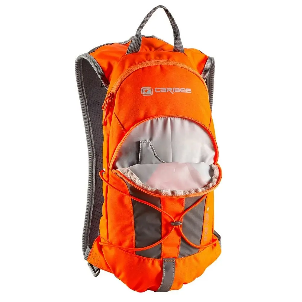 Caribee Stinger 2L Hi-Vis Hydration Water Pack Backpack Cycling/Hiking Orange