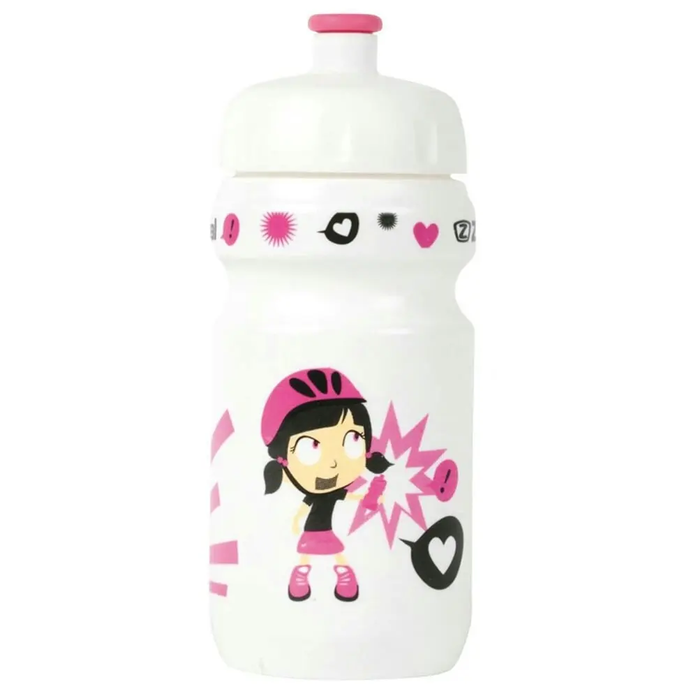 Zefal Little Z Junior 350ml Water Bottle Kids Cycling Drink/Bike Clip Mount PNK