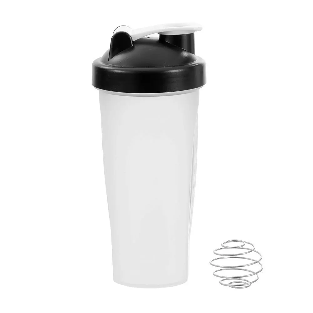 4x Lemon & Lime Protein Shaker Water 600ml Bottle w/ Stainless Steel Ball Assort