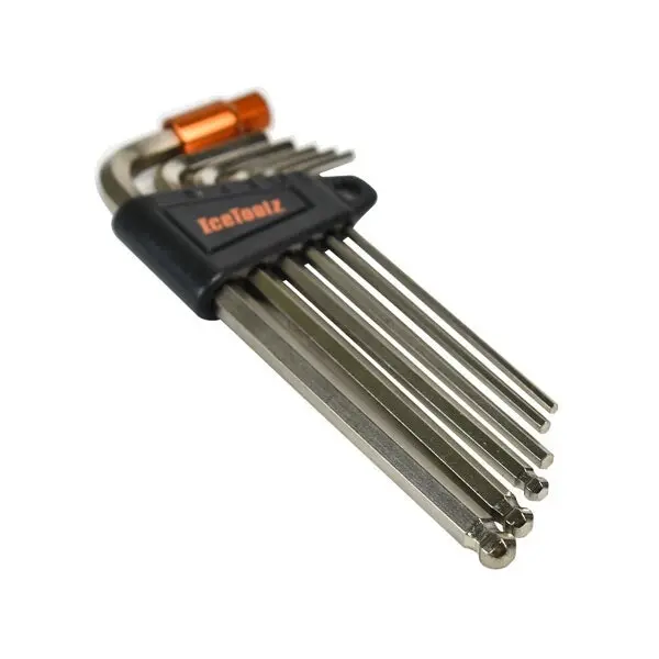 IceToolz 2-8mm Hex Key Wrench Set 4/5/6mm Ball Ended Tool Kit for Bicycle/Bike