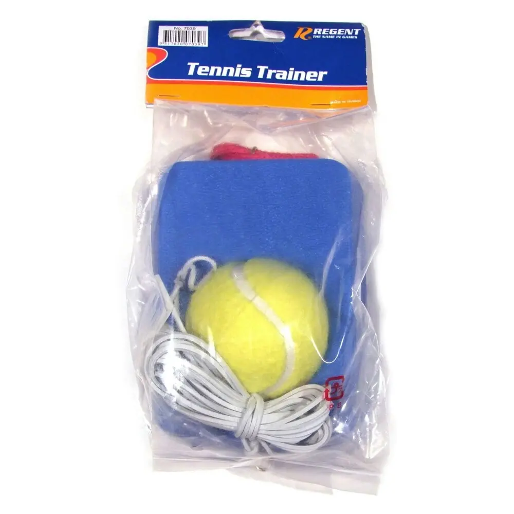 Regent Portable Tennis Trainer Ball & 15cm Base Training/Practice Sports Game