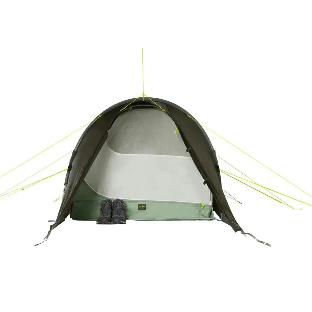 Tatonka 430x155x110cm Rokua 2 Person Tunnel Tent Camping/Travel Stone Grey Olive