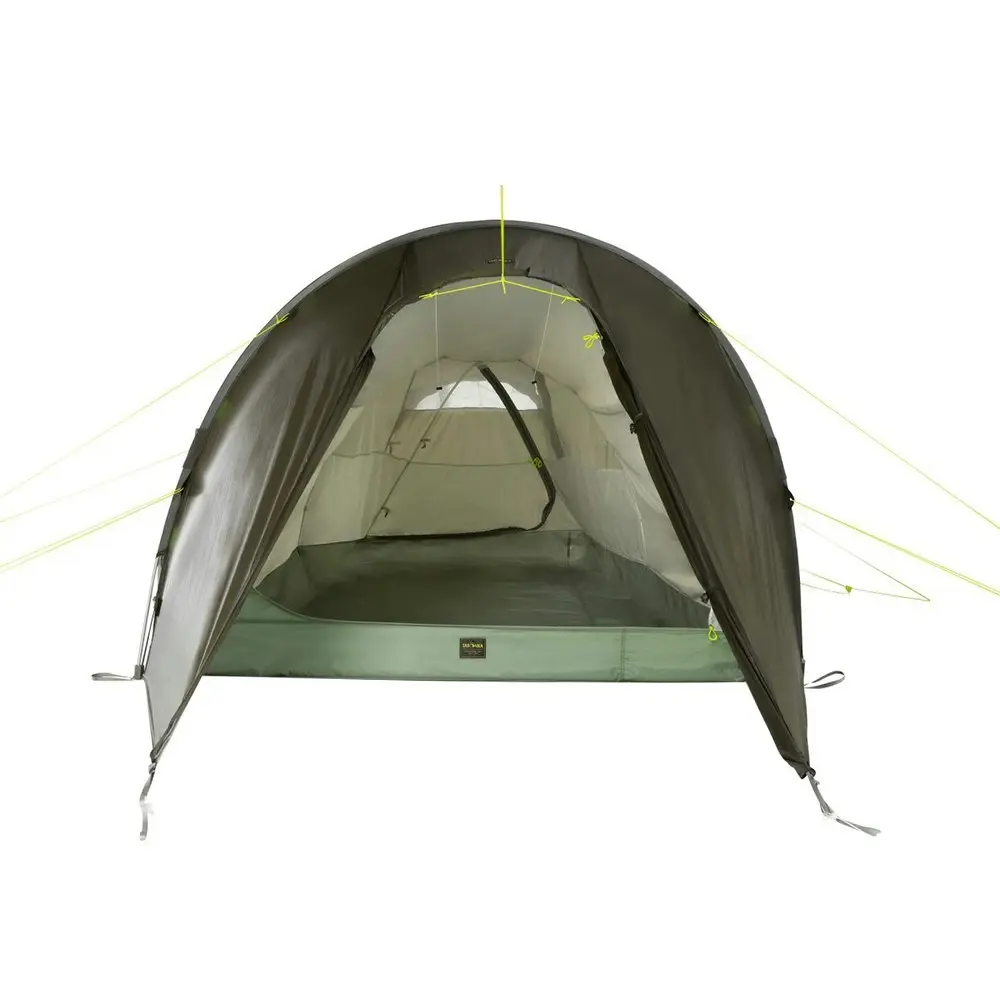 Tatonka 385x185x120cm Gargia 3 Person Tunnel Tent Camping/Travel Stone GRY Olive