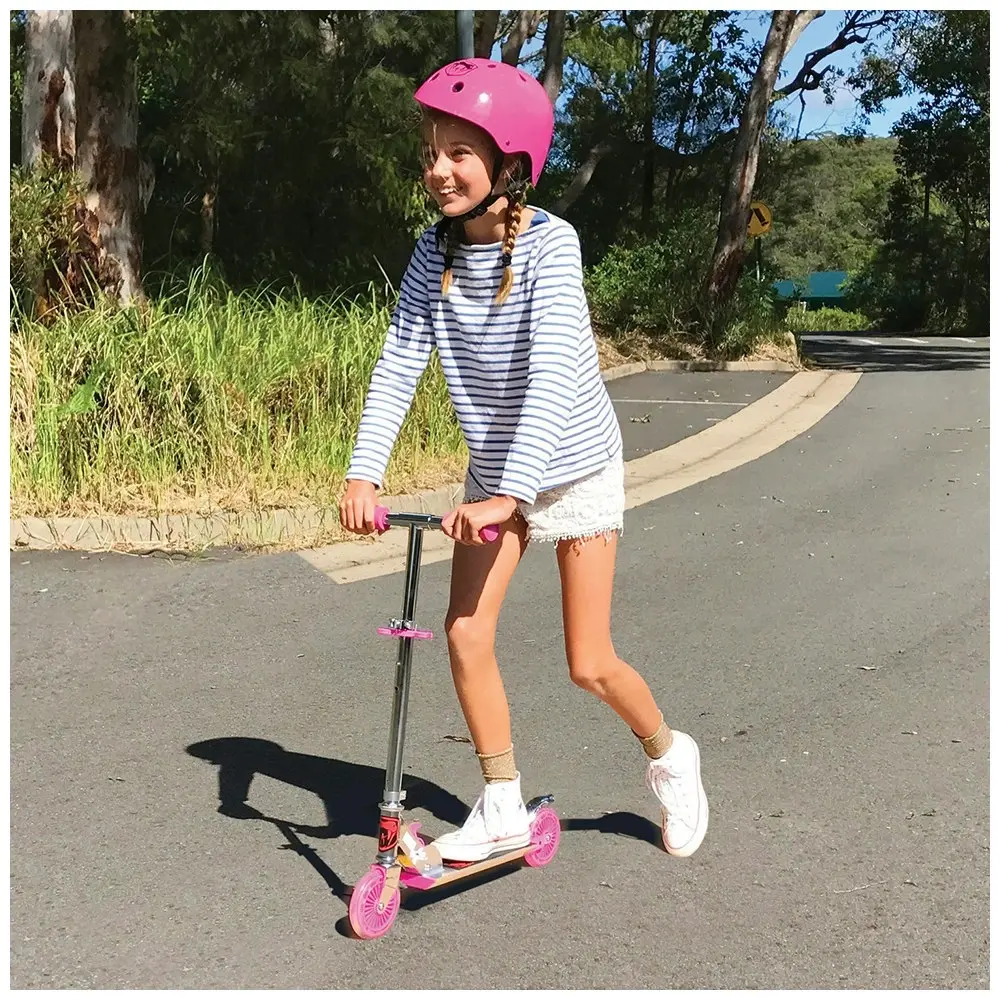 Adrenalin Up-To 50kg Little Speedster Junior/Kids Push Scooter Ride On Pink