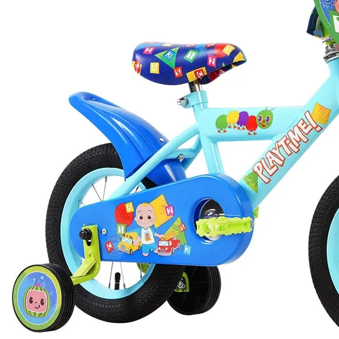 CoComelon 30cm Bike/Bicycle w/ Training Wheels Kids/Children 3-6y Ride-On Blue