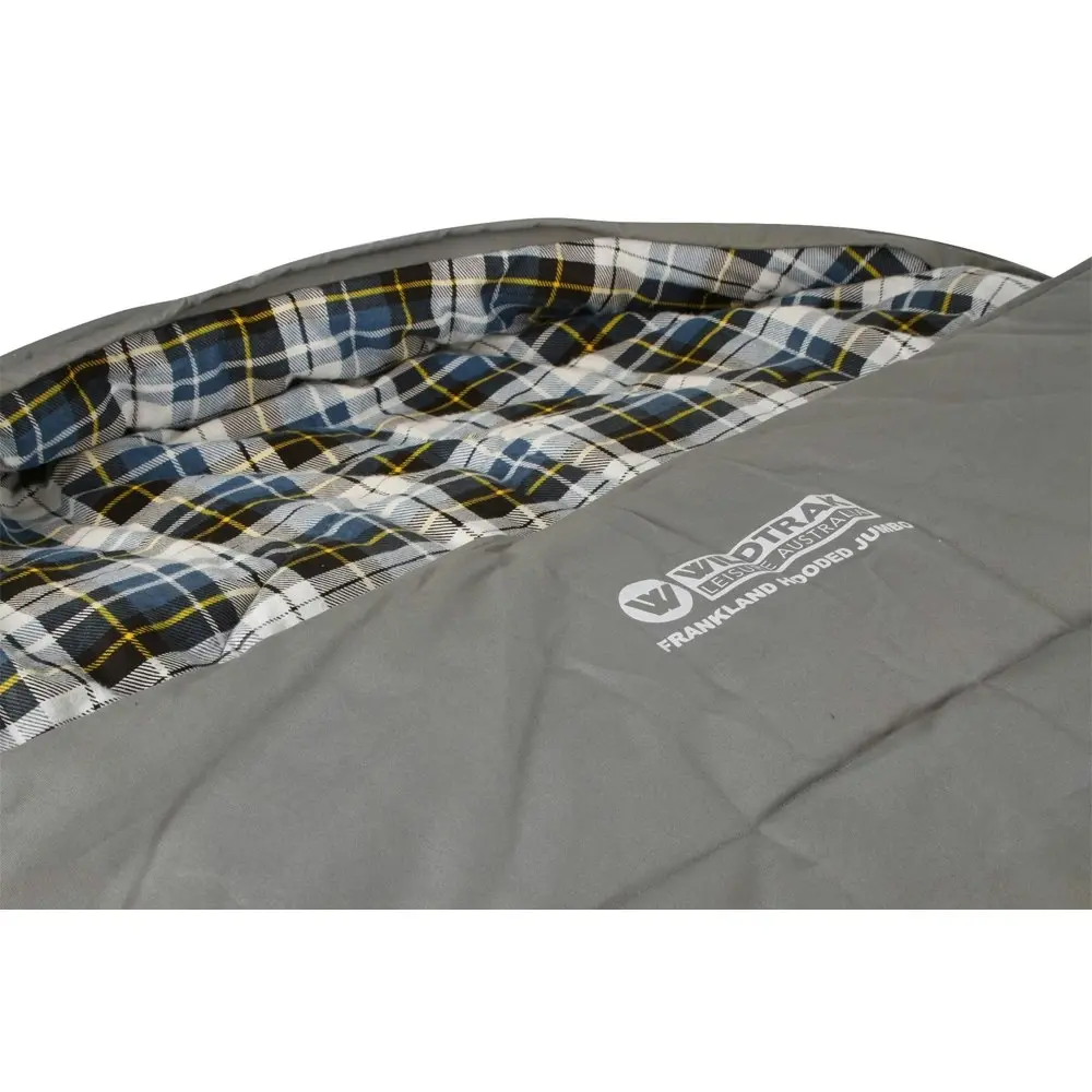 Wildtrak Frankland Hooded Jumbo Sleeping Bag -2 to -7°C 230cm Outdoor Camping