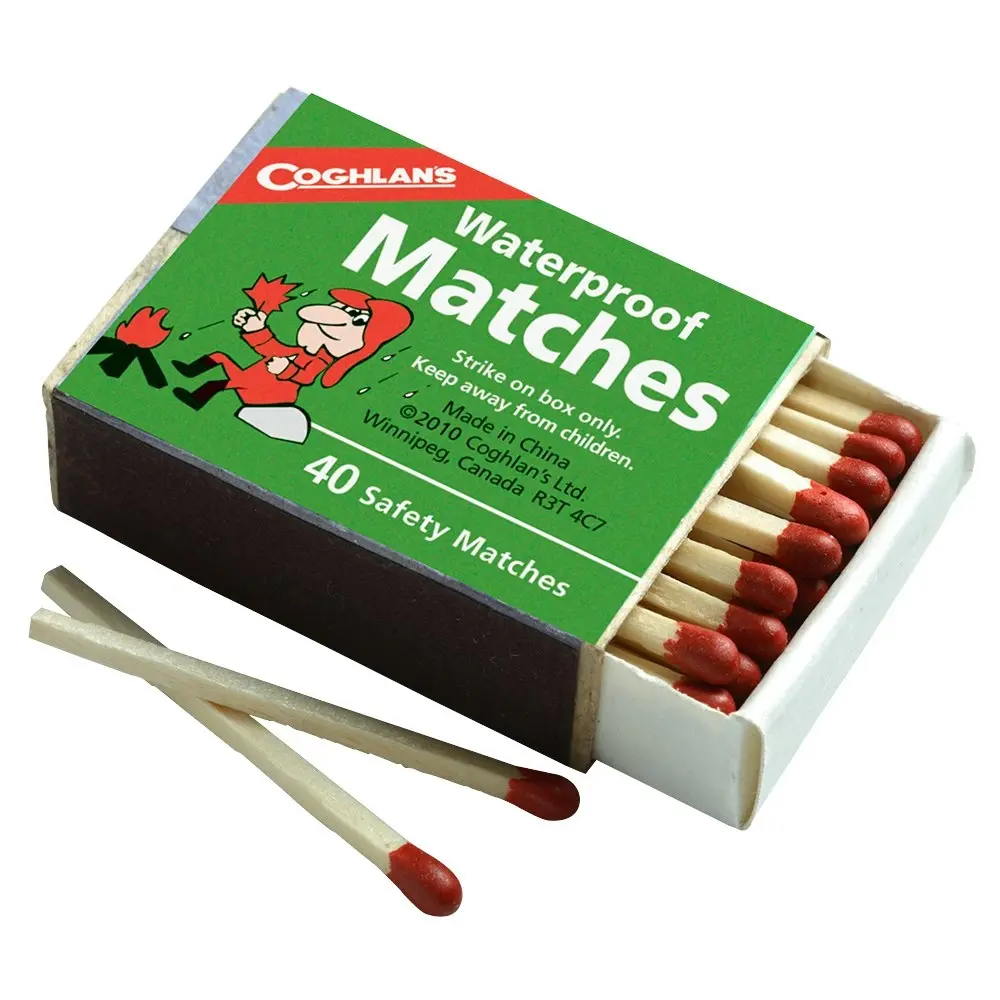 2x 160pc Coghlans Waterproof Outdoor Camping Firestarter Safety Matches/Lighters