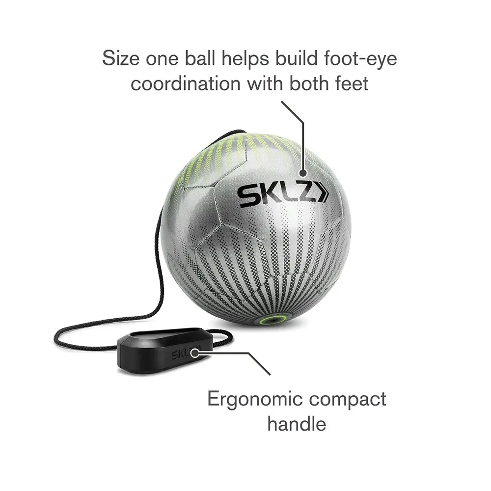 SKLZ Star-Kick Touch Size 1 Soccer Ball Training Handheld Trainer 360 Spin Volt