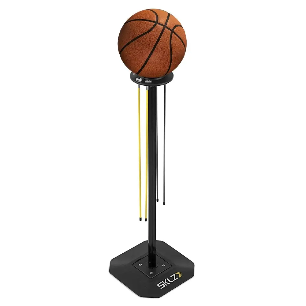 SKLZ 36in Dribble Adjustable Basketball Training/Coaching Stick/Arm Stand BLK