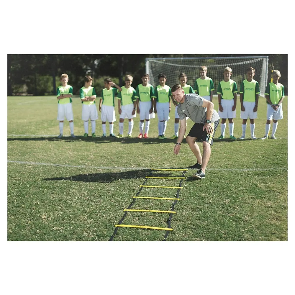 SKLZ 10' Extensible Portable Quick Ladder Agility Sports Training Rails Pro YLW