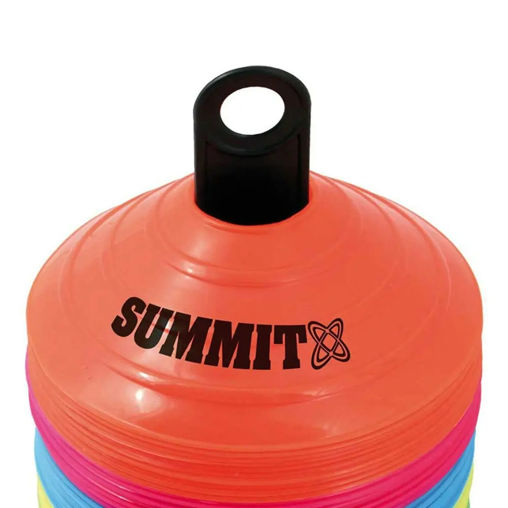 Summit 50PK Marker Sports Cones for Soccer Football Fitness Crossfit Training