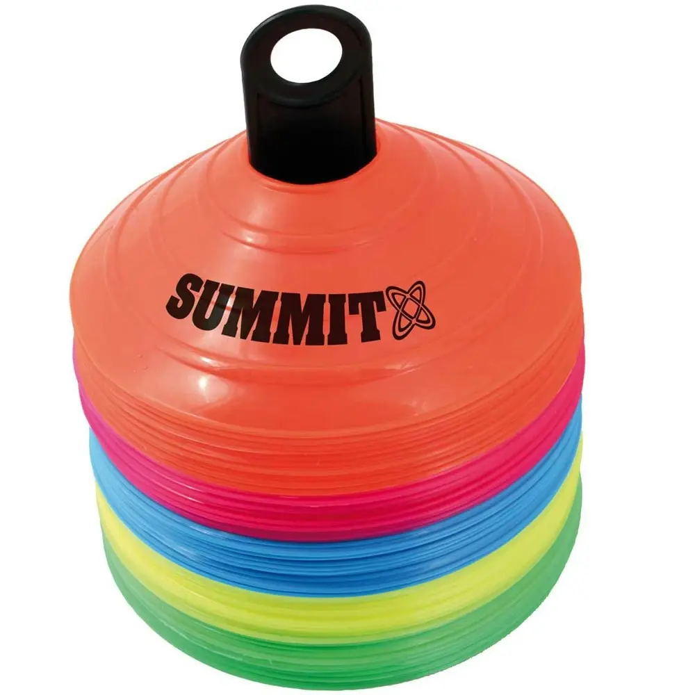 Summit 100PK Marker Sports Cones for Soccer Football Fitness Crossfit Training