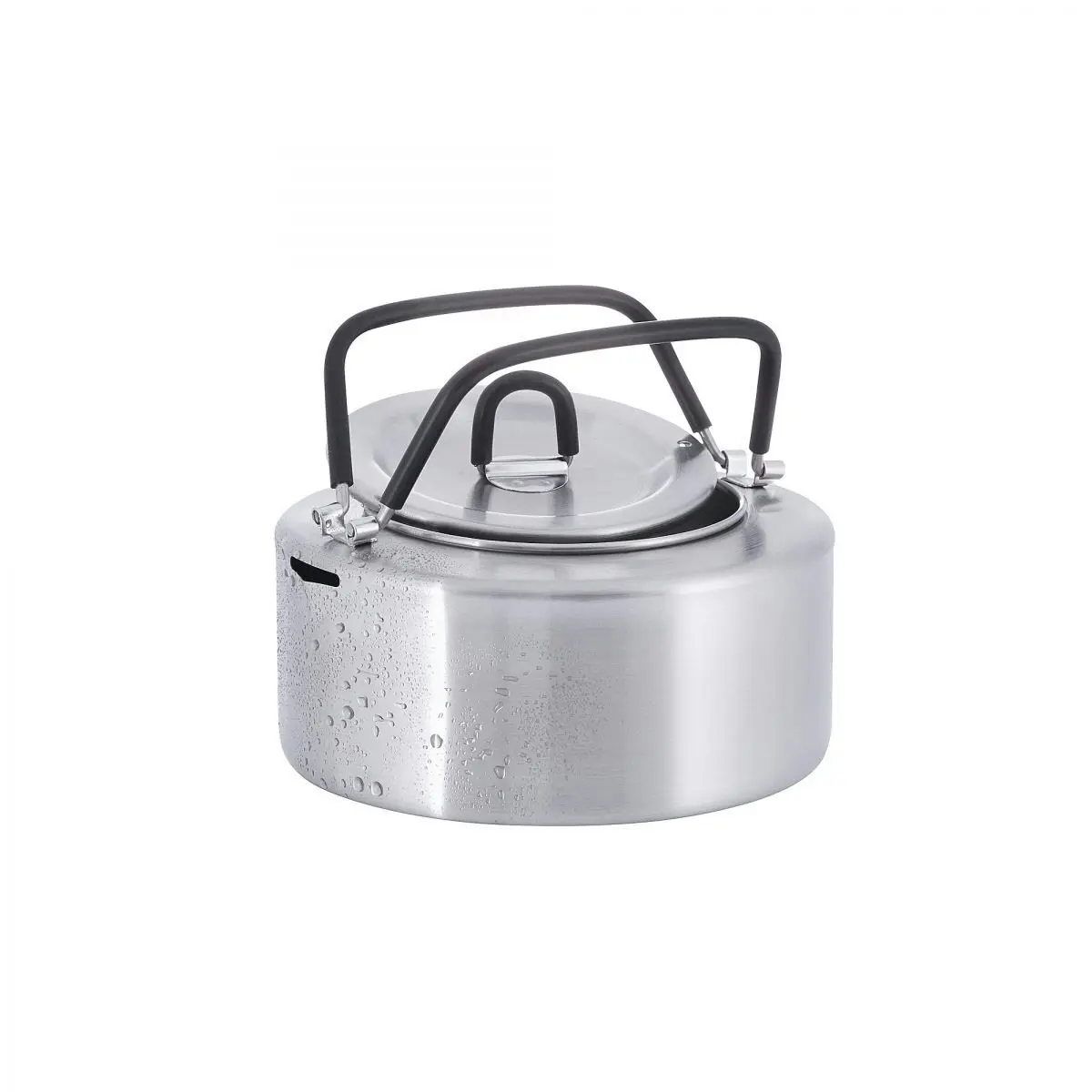 Tatonka H2O Kettle Pot 1.0L Foldable Handles Stainless Steel Compact/Portable