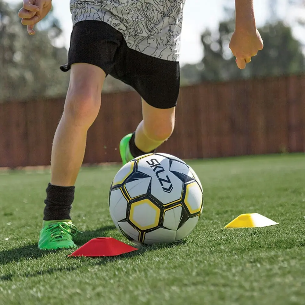 20pc SKLZ Mini Training Cones Soccer/Sports Markers w/ Carry Strap Yellow/Red