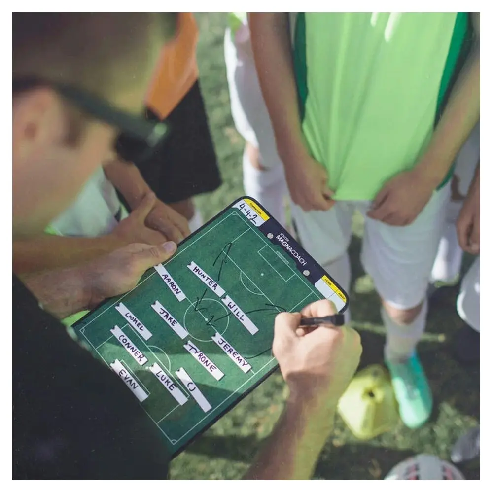 SKLZ Soccer Magna Coaching Scoring Magnetic White/Clip Board w/Marker/Magnets