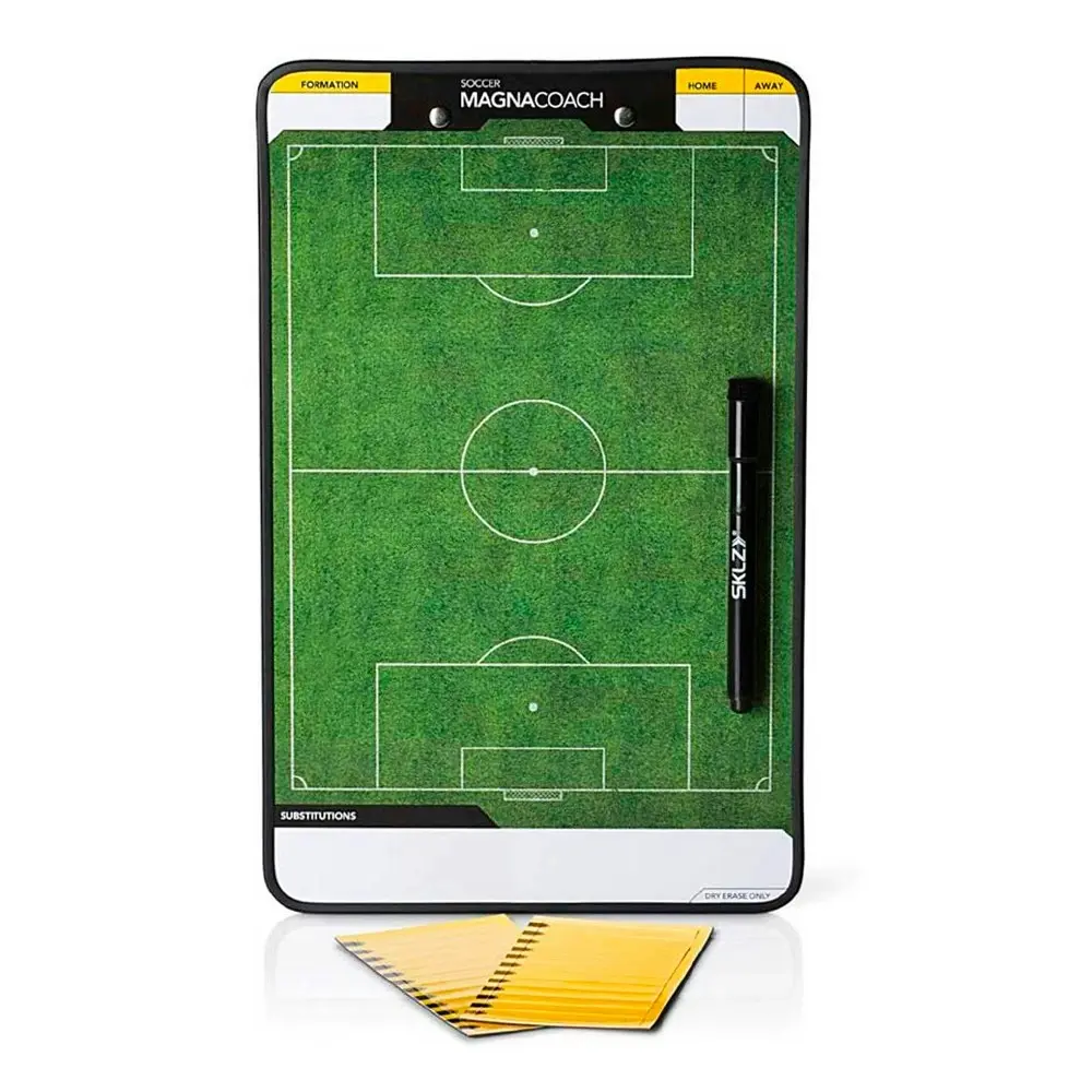 SKLZ Soccer Magna Coaching Scoring Magnetic White/Clip Board w/Marker/Magnets