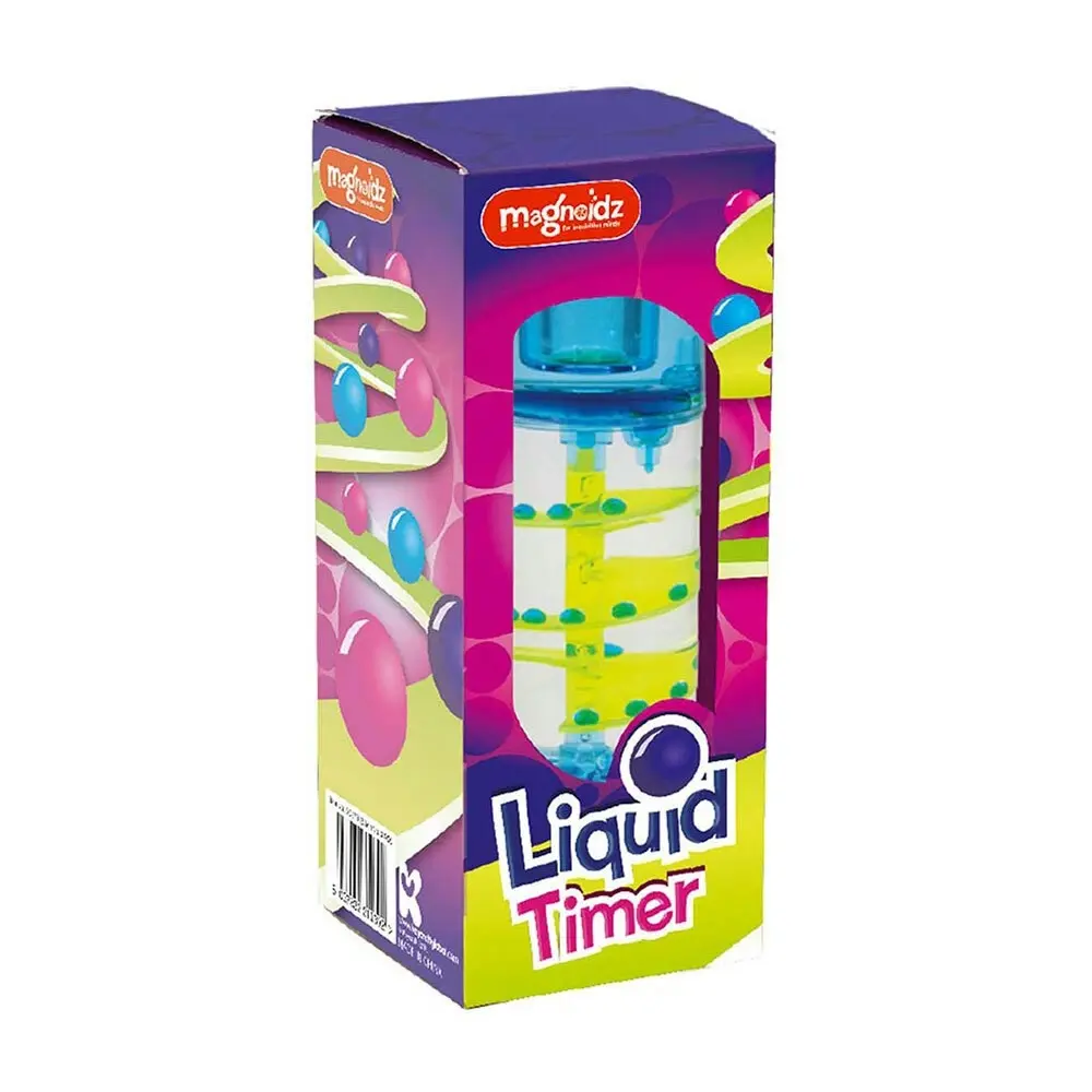 Magnoidz Liquid Timer 15cm Flowing Countdown Decor Kids Toys Assorted Colour