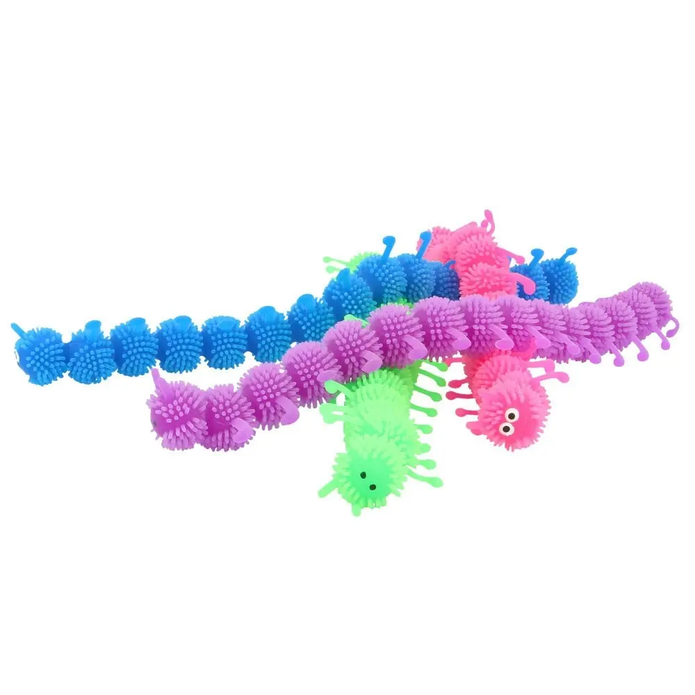 3x Fumfings Novelty Stretchy Centipede 22cm Animal Collectible Toy Kids 3y+ Asst