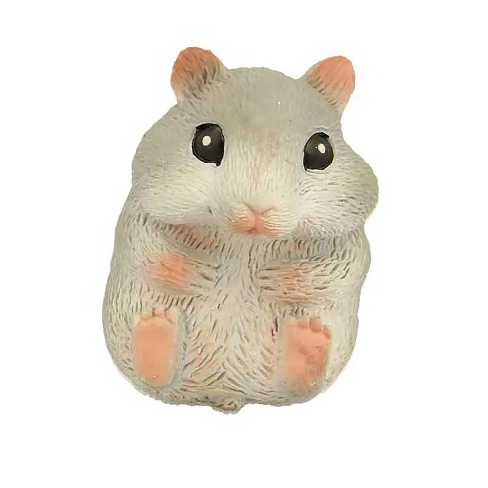 2x Fumfings Novelty Cute Beanie Hamster 8cm Animal Stretchy Hand Toys Kids/Child