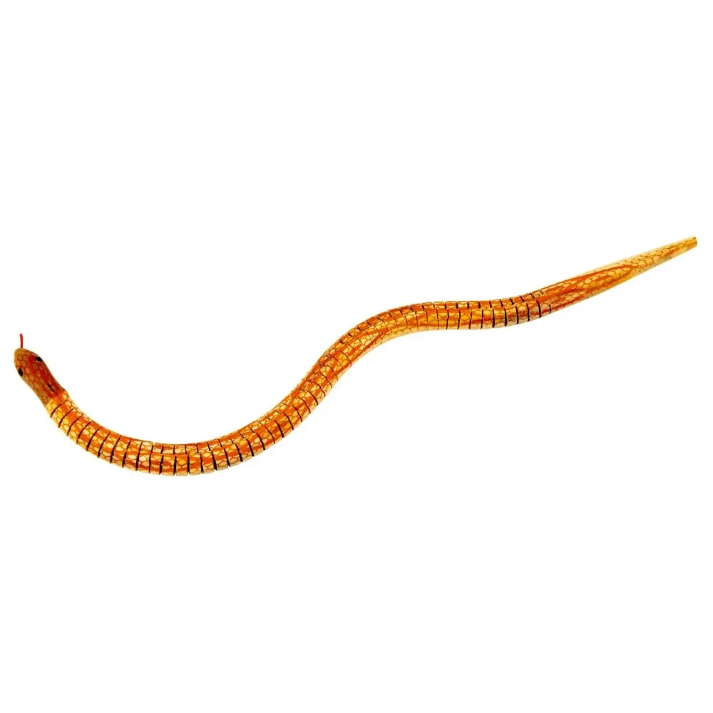 3x Majigg Wood Snake 50cm Fun Prank Outdoor Animal Toys Kids/Children 3y+ Assort