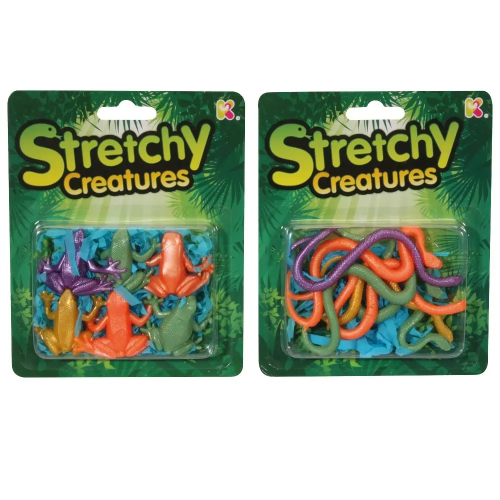 3x Fumfings Animal Stretchy Creatures 16cm Collectibles Prank Toy Kids 3y+ Asst