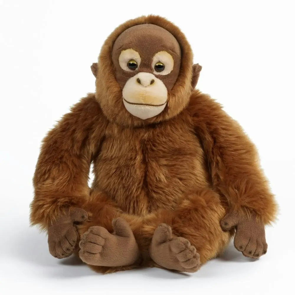 Living Nature Soft Orangutan 30cm Stuffed Animal Plush Baby/Infant/Children 0m+