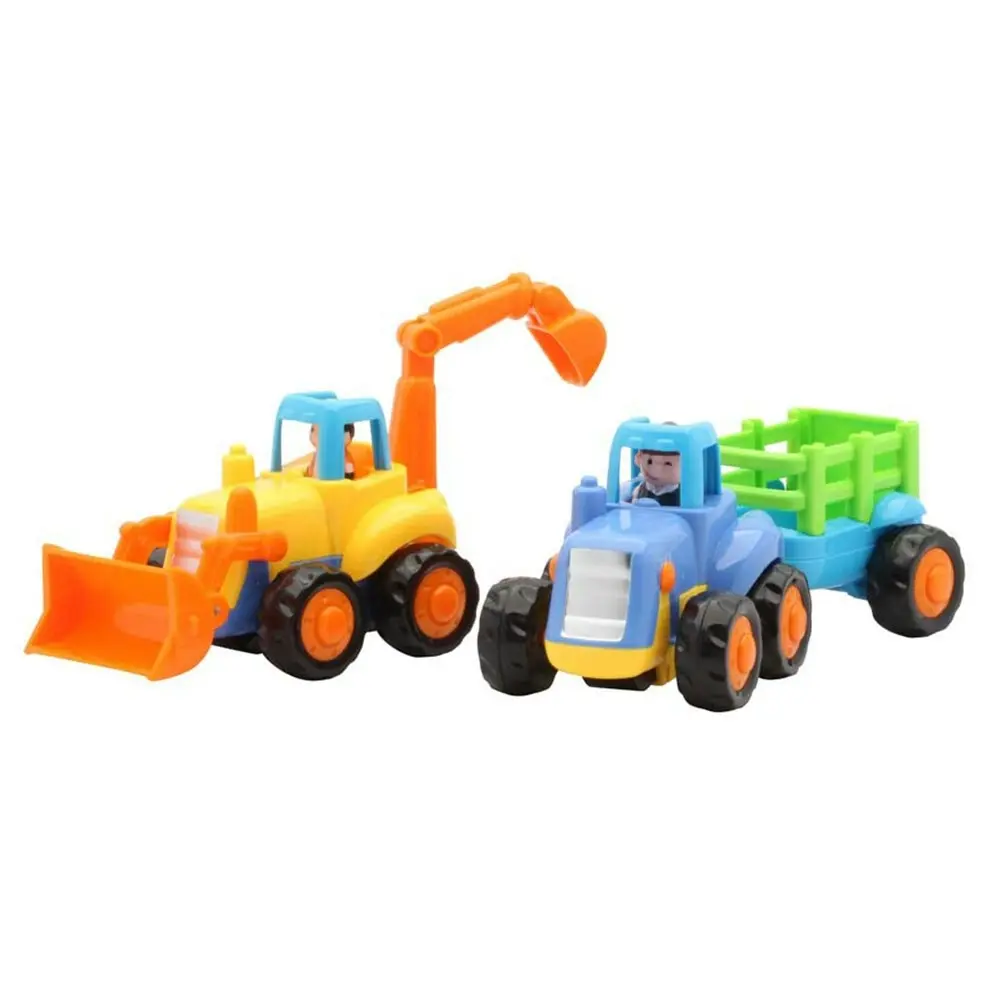 Transport 4x4 Junior Tractors 16cm Fun Digger Truck Toys 12m+ Kids/Child Assort