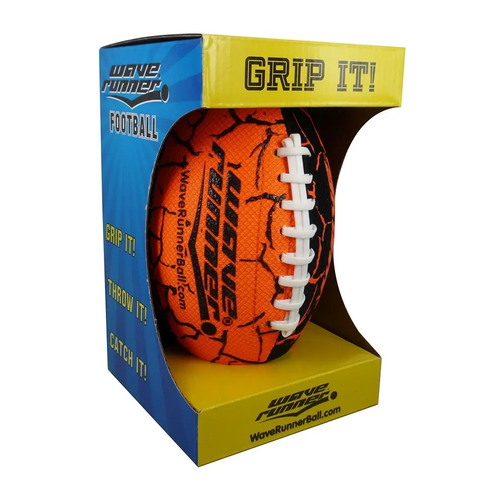 Wave Runner 17cm Grip It Football Beach/Pool Waterproof Outdoor Ball Toy Assort.