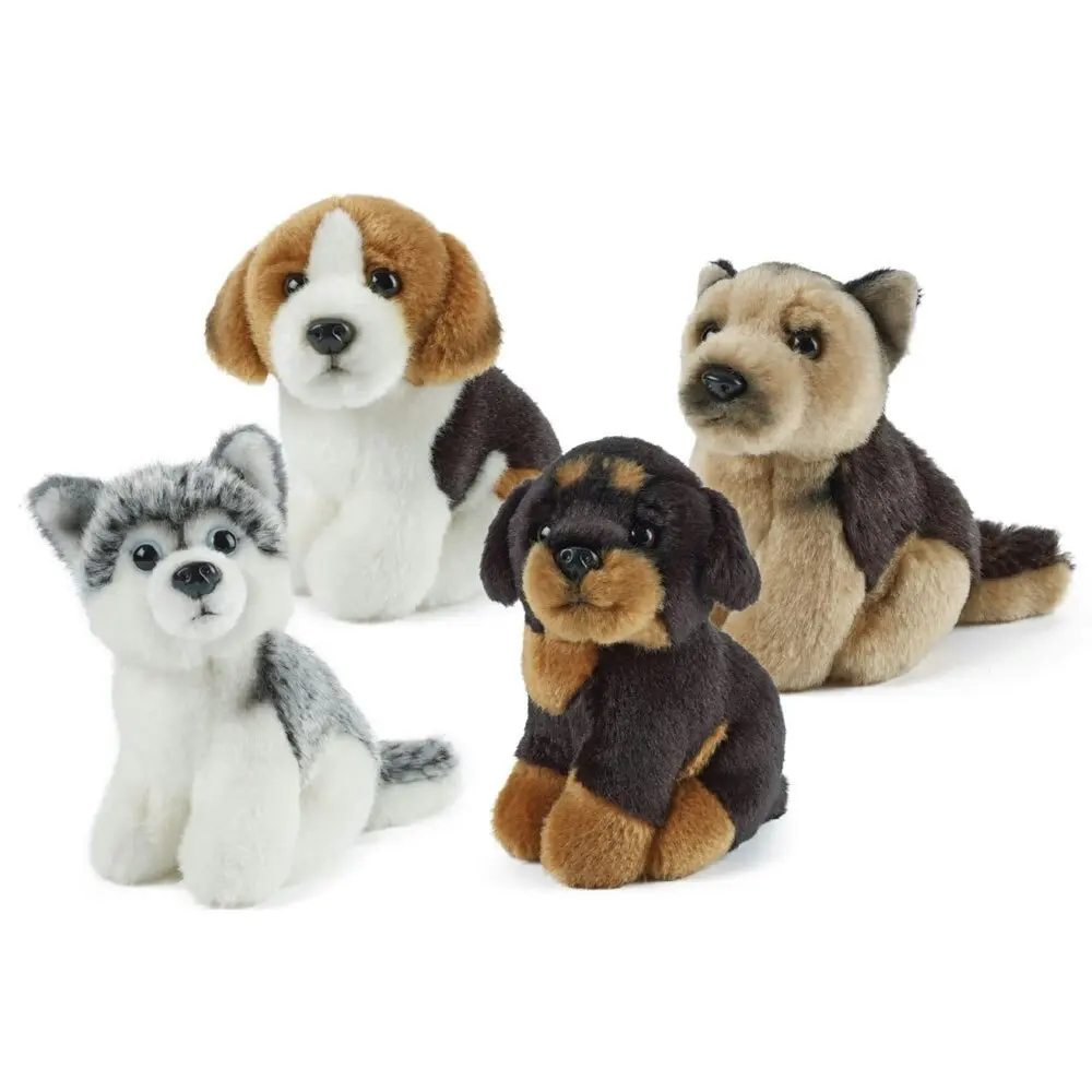 Living Nature Miniature Dogs 14cm Soft Stuffed Plush Toy 0m+ Kids/Infant Asst.