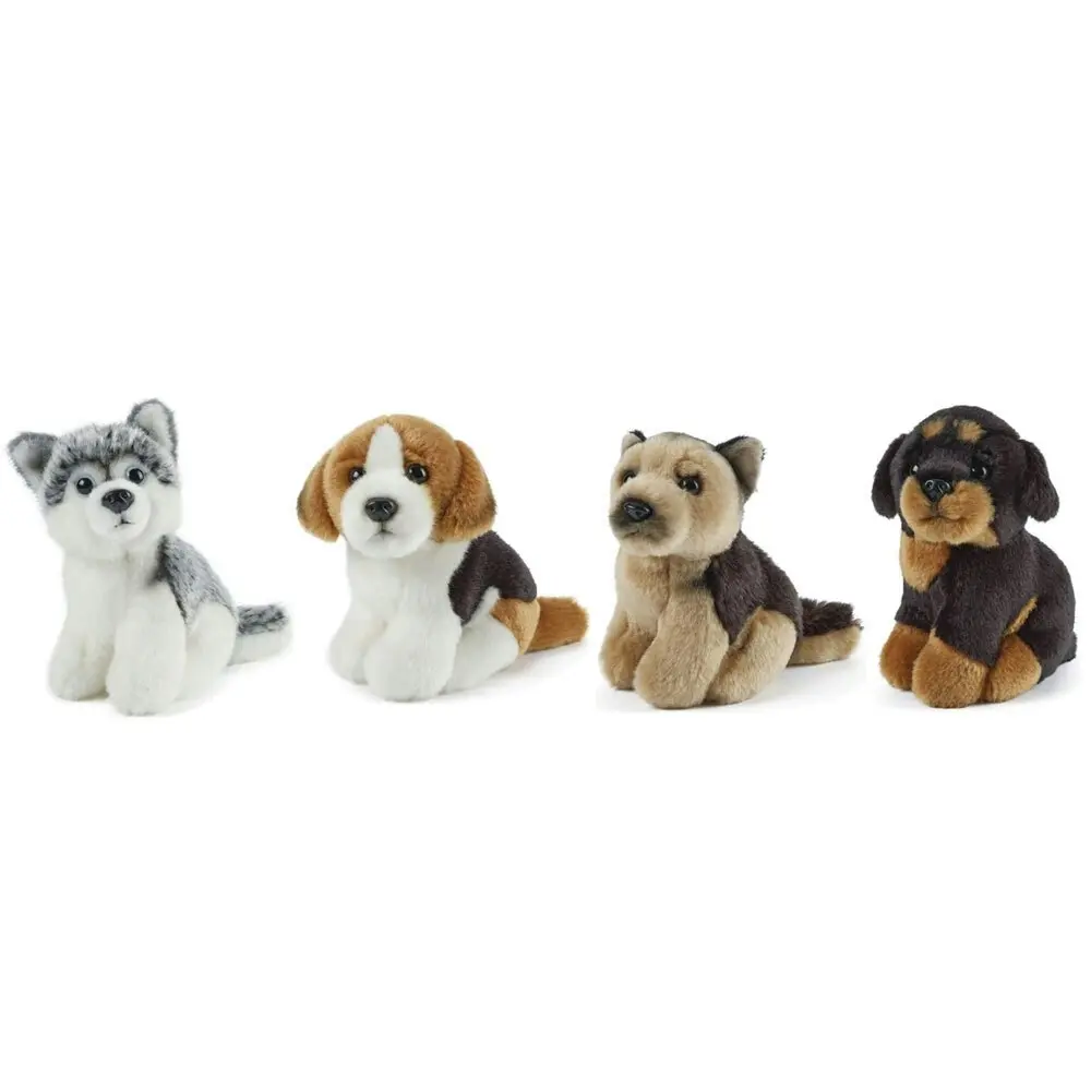 Living Nature Miniature Dogs 14cm Soft Stuffed Plush Toy 0m+ Kids/Infant Asst.