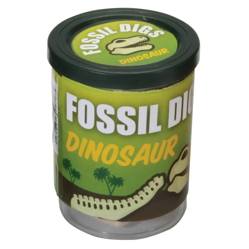 2x Discovery 10cm Fossil Dig in Tub Skeleton Science Toys Kids/Children 3y+ Asst