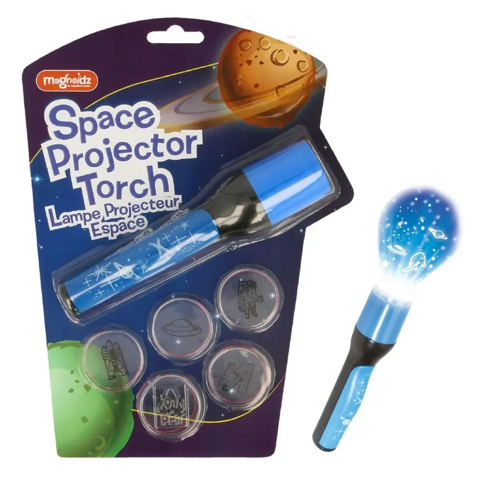 Magnoidz Space Projector Torch 25cm Flashlight Educational Toys Children 6y+