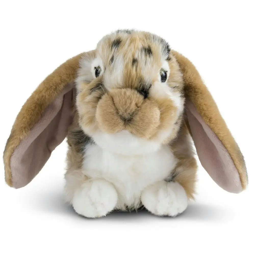 Living Nature Brown Dutch Lop Ear 30cm Soft Stuffed Animal Plush Baby/Infant 0m+