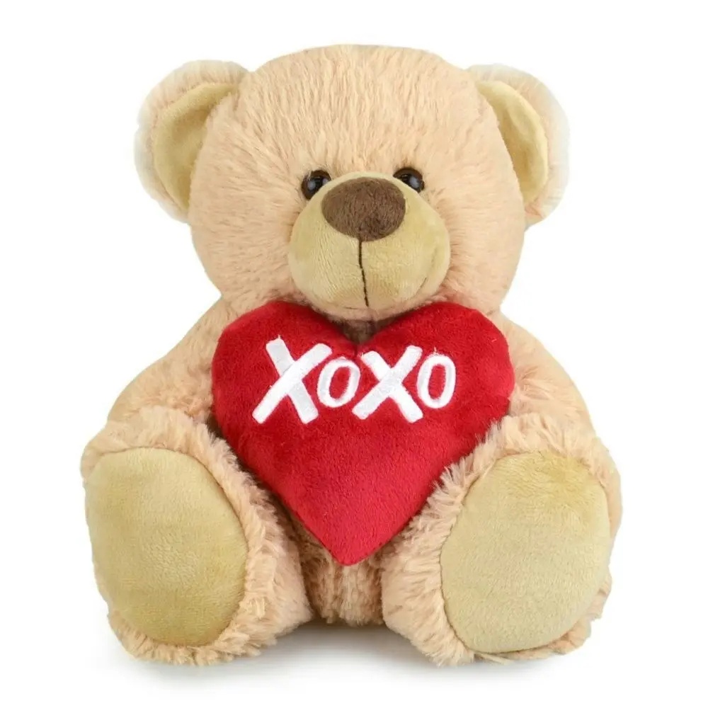 My Buddy 23cm Valentines Bear Kids Soft Plush Stuffed Toy Brown 3y+ Assorted