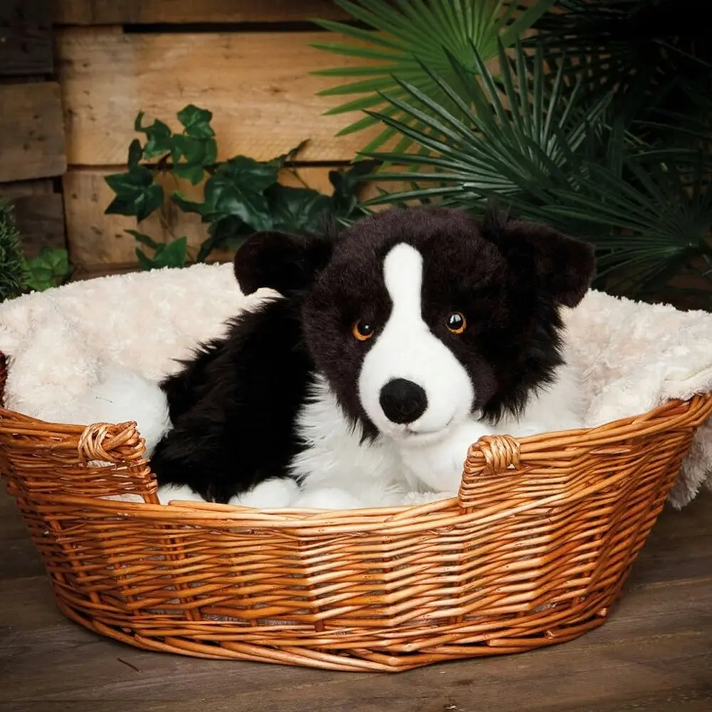 Living Nature Giant Border Collie 60cm Soft Stuffed Toy Baby/Infant/Children 0m+