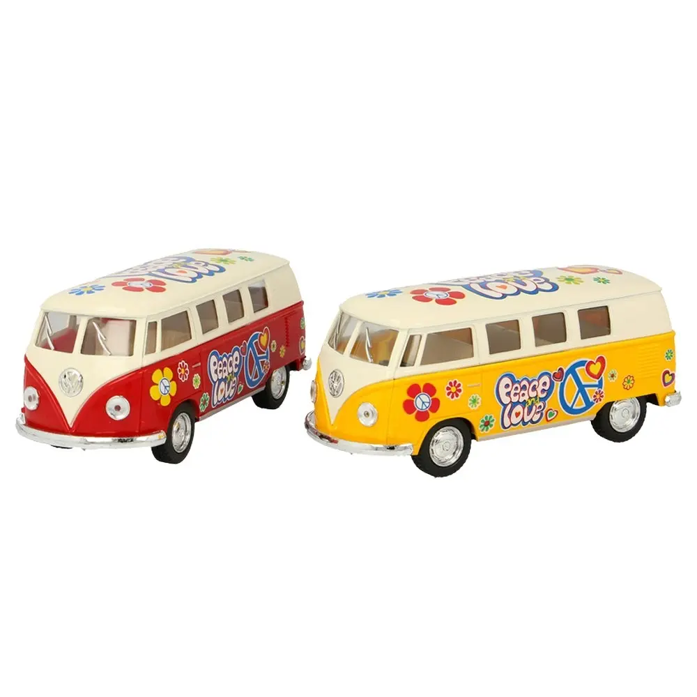 Transport Microbus Model 13cm Mini Classic Bus Car Play Toys Kids Assorted 3y+