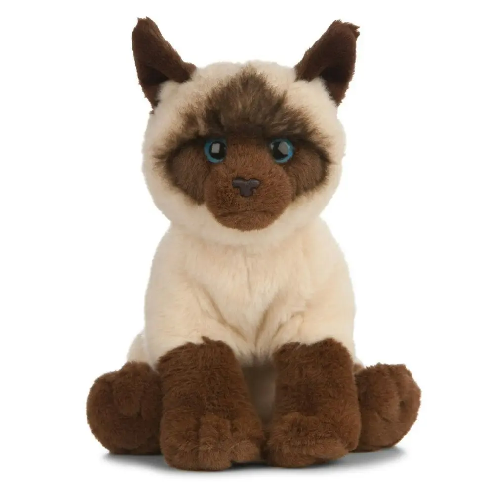 Living Nature Siamese Cat 20cm Soft Plush Toys Animals Baby/Infant/Children 0m+