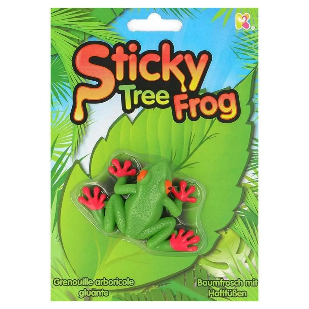 3x Fumfings Animal Sticky Tree Squishy Frog 18cm Jungle Fun 3y+ Toys Kids/Child