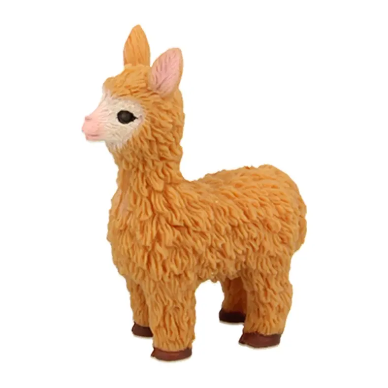 2x Fumfings Novelty Cute Beanie Llama 9cm Stretchy Animal Toys Kids 3y+ Assort