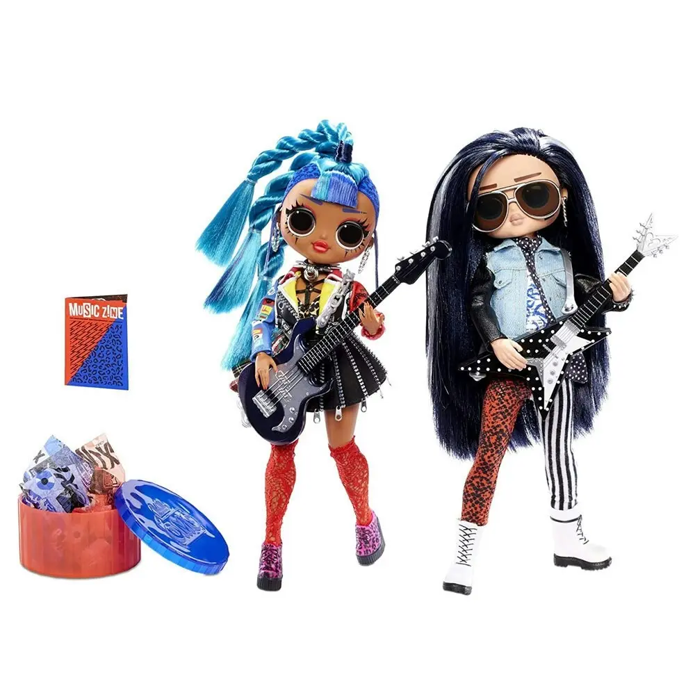 2pc L.O.L Surprise OMG Remix Pack Punk Grrrl & Rocker Boi Kids/Children 6y+ Toy