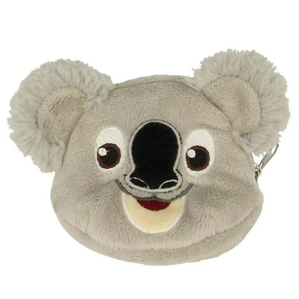 2x Australiana Koala Coin Money Purse w/ Zipper 13cm Animals Pouch Wallet Kids