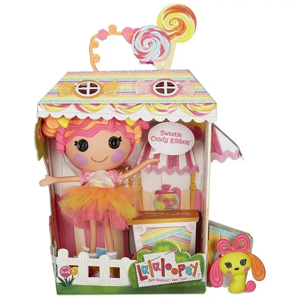 Lalaloopsy 33cm Doll Sweetie Candy Ribbon Kids/Children 4y+ w/ Pet Puppy Large