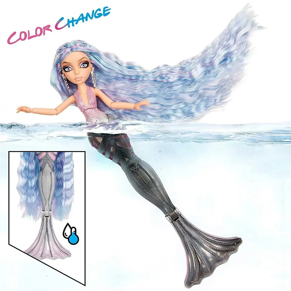 Mermaze Mermaidz Color Change Childrens Fashion Doll Orra w/Glitter Hair Gel 3+