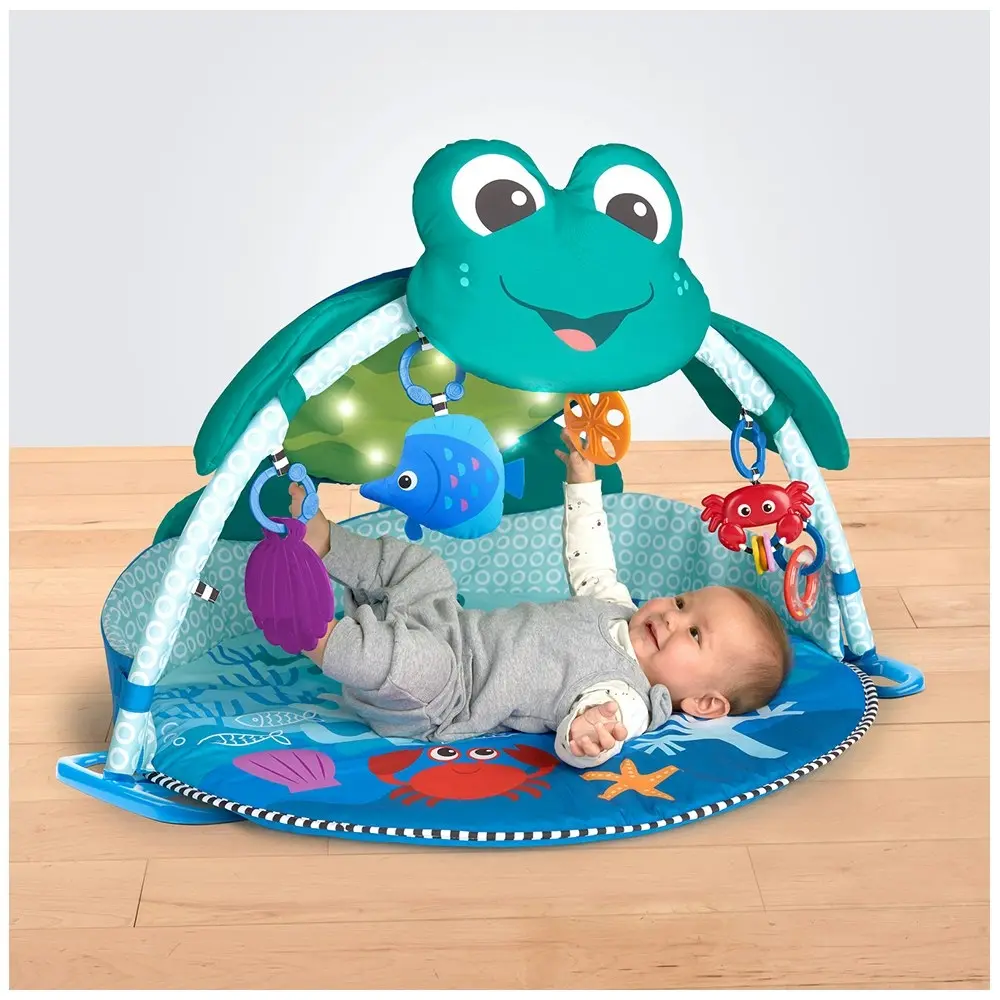 Baby Einstein Neptune Under the Sea Lights & Sounds Activity Gym Floor Playmat