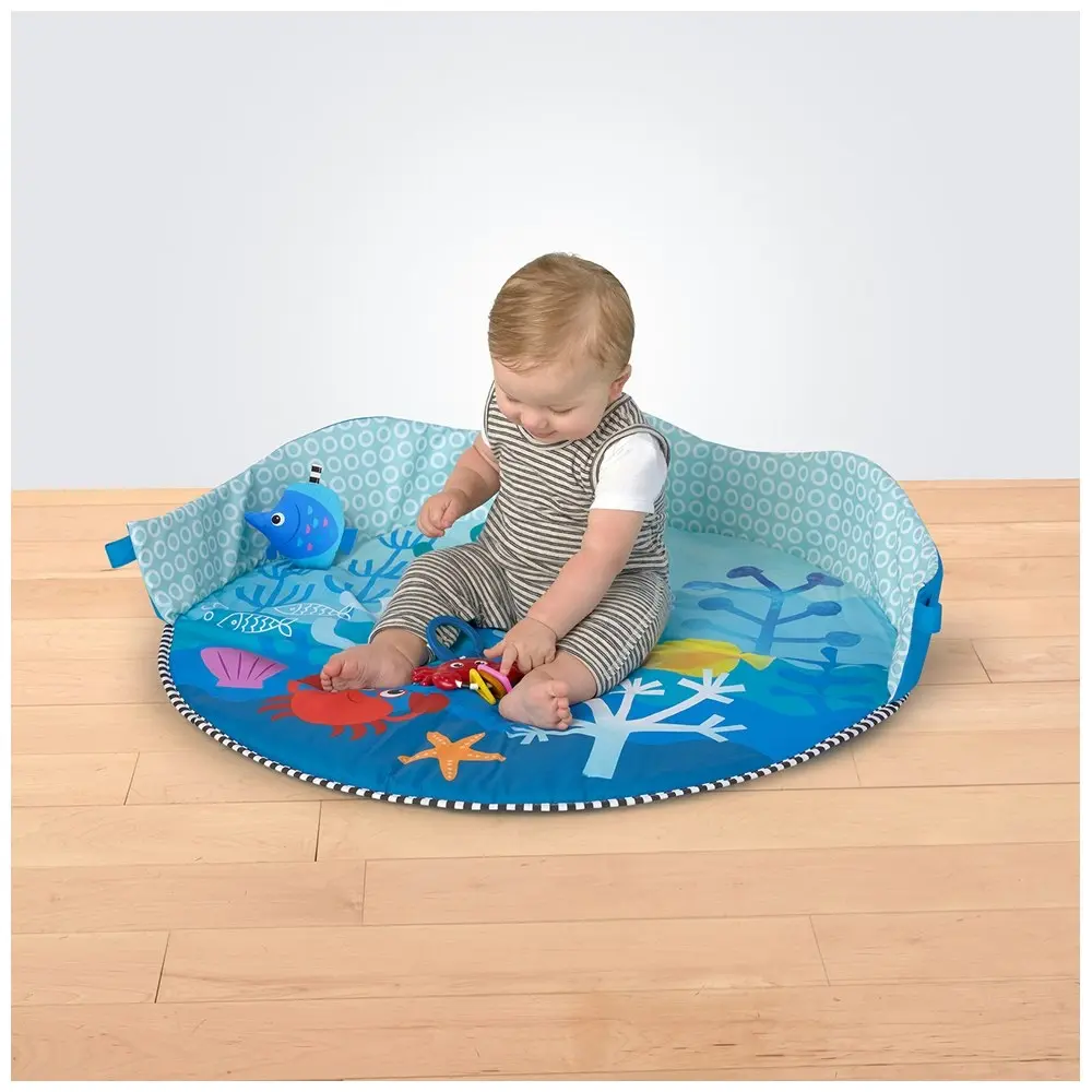 Baby Einstein Neptune Under the Sea Lights & Sounds Activity Gym Floor Playmat