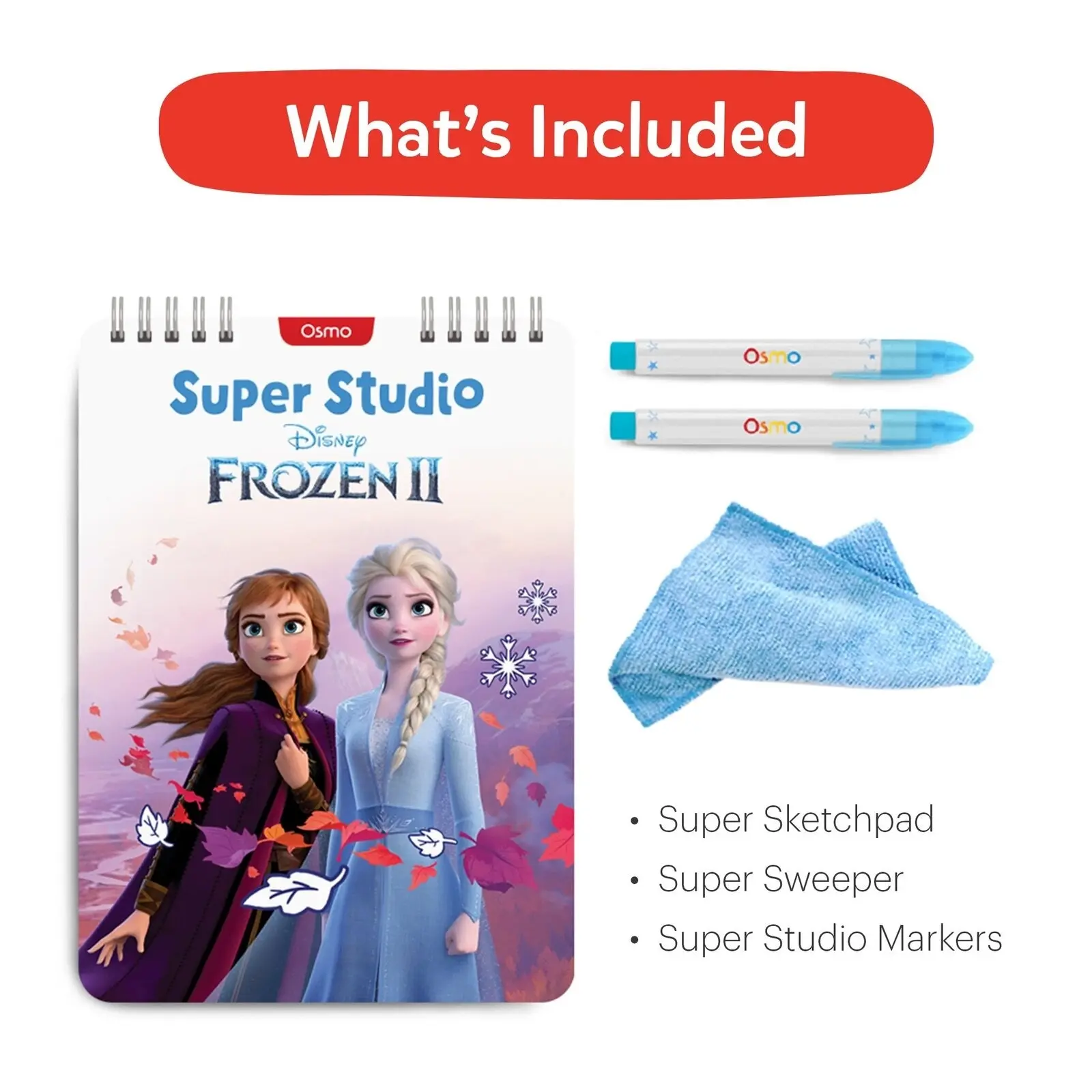 Osmo Super Studio Disney Frozen 2 Starter Kit Kids Drawing Game for iPad 5y+