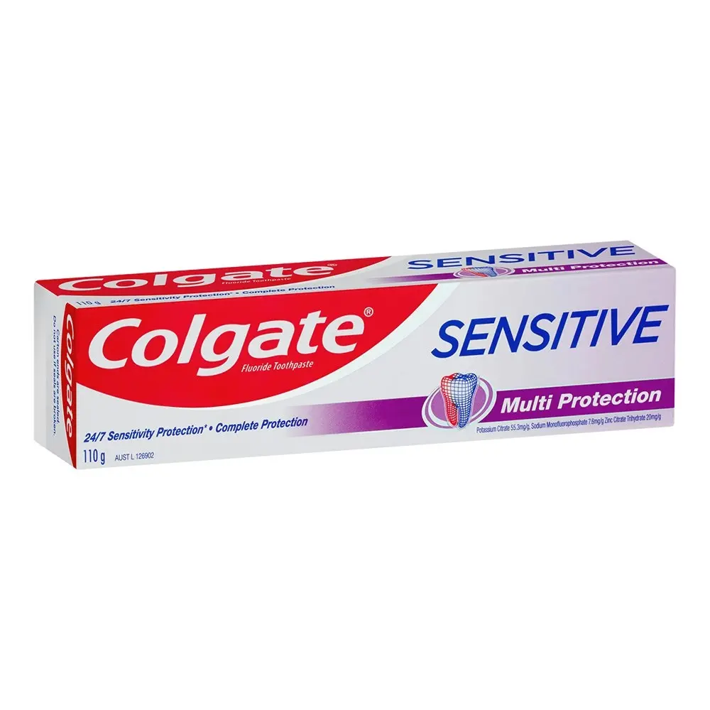 3x Colgate 110g Sensitive Fluoride Toothpaste Dental/Oral Care Multi Protection