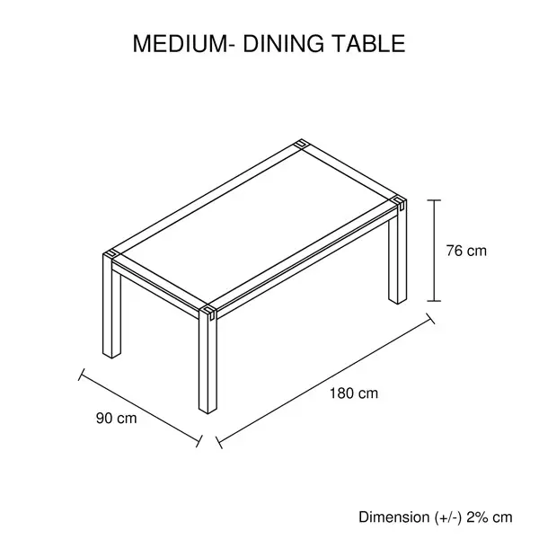 7 Pieces Dining Suite 180cm Medium Size Dining Table & 6X Chairs with Solid Acacia Wooden Base in Chocolate Colour