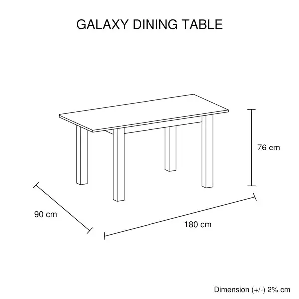 Dining Table White Top High Glossy Wooden Base